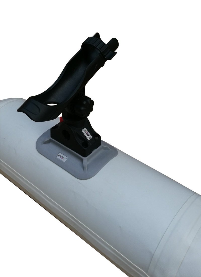 Brocraft Glue On Boat Rod Holder for Ribs Kayak & Inflatable Boat/Inflatable Boat Rib Mount Rod Hodler - Image 5